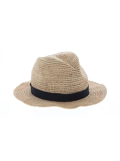 Pre-owned Jcrew Fedora In Brown