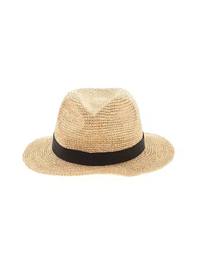 Pre-owned Jcrew Fedora In Tan