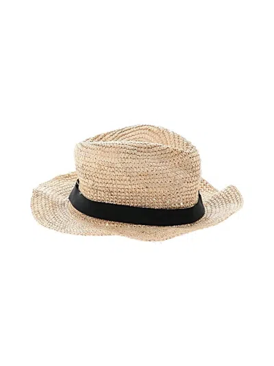 Pre-owned Jcrew Fedora In Tan