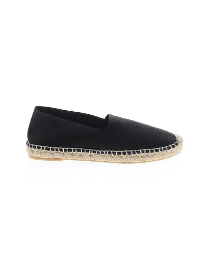 Pre-owned Jcrew Flats In Black