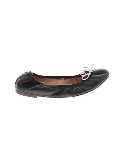 Pre-owned Jcrew Flats In Black