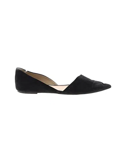 Pre-owned Jcrew Flats In Black