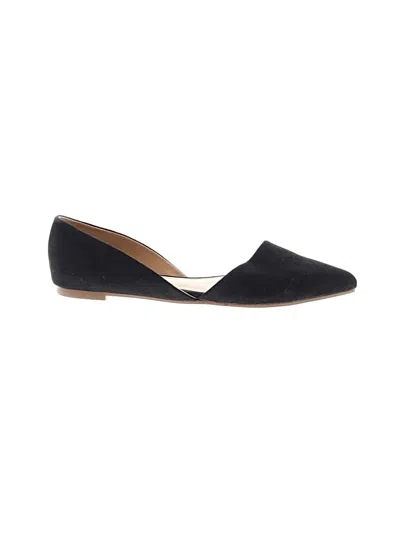 Pre-owned Jcrew Flats In Black