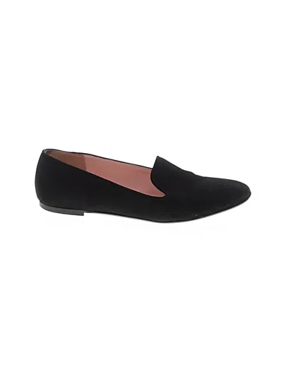 Pre-owned Jcrew Flats In Black