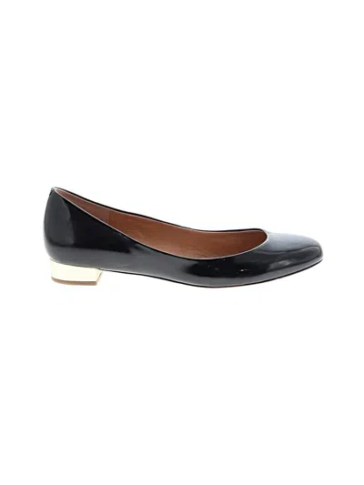 Pre-owned Jcrew Flats In Black