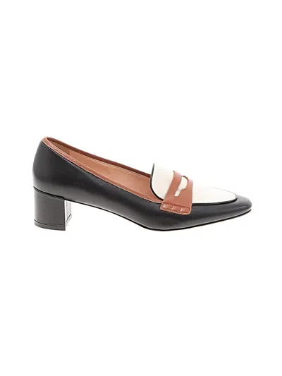 Pre-owned Jcrew Flats In Black