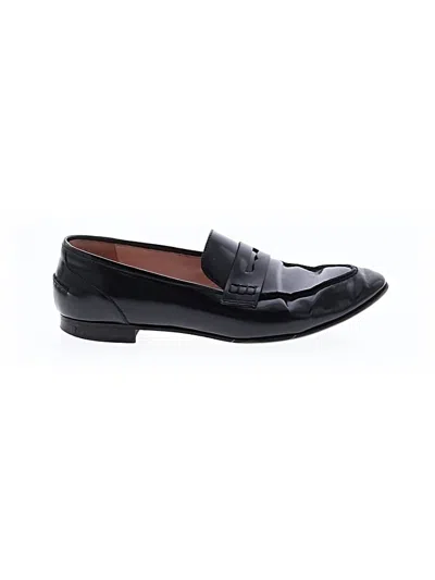 Pre-owned Jcrew Flats In Black