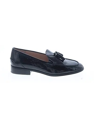 Pre-owned Jcrew Flats In Black