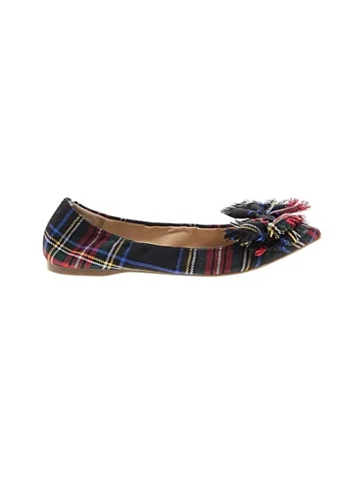 Pre-owned Jcrew Flats In Black