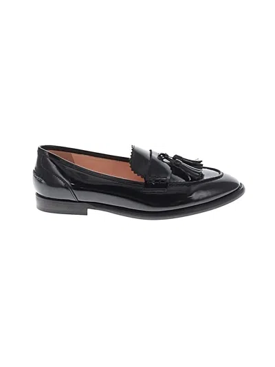 Pre-owned Jcrew Flats In Black