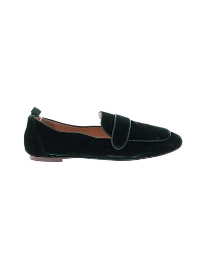 Pre-owned Jcrew Flats In Black