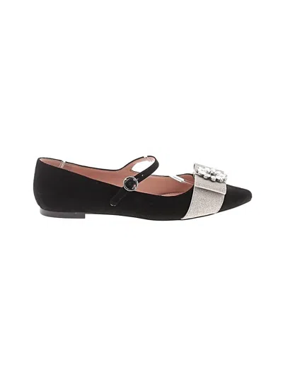 Pre-owned Jcrew Flats In Black