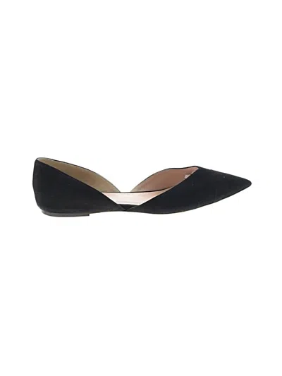 Pre-owned Jcrew Flats In Black