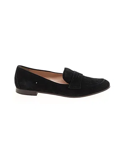 Pre-owned Jcrew Flats In Black