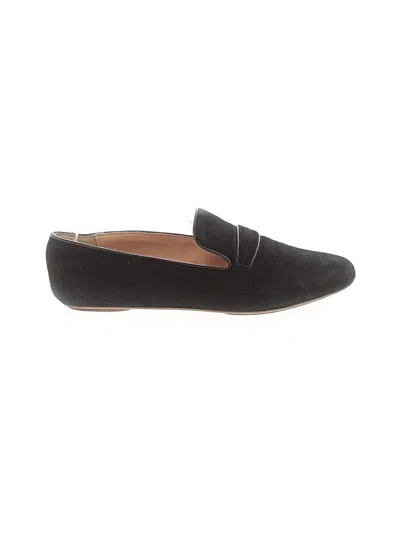 Pre-owned Jcrew Flats In Black