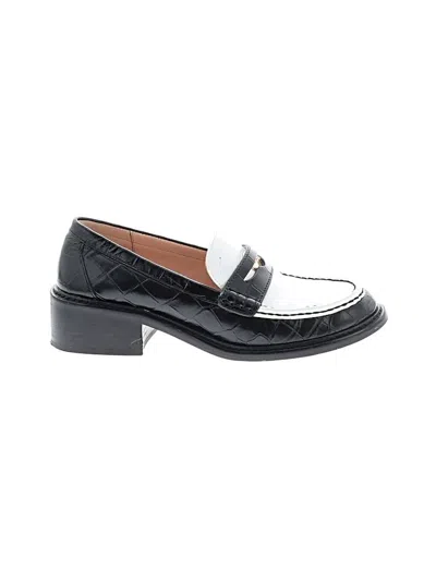 Pre-owned Jcrew Flats In Black