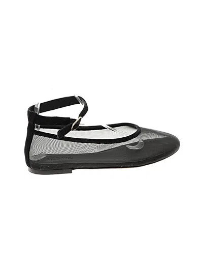 Pre-owned Jcrew Flats In Black