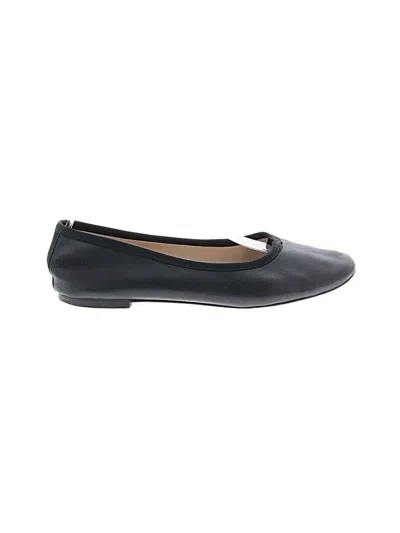 Pre-owned Jcrew Flats In Black