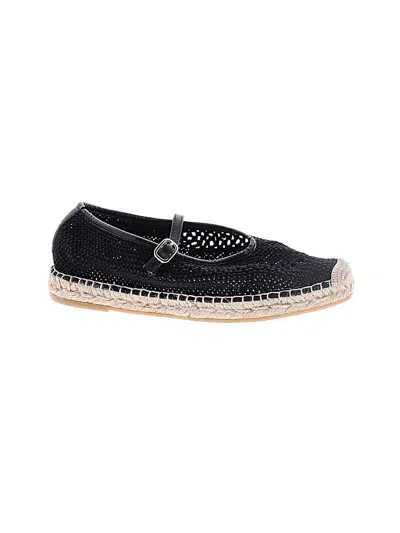 Pre-owned Jcrew Flats In Black