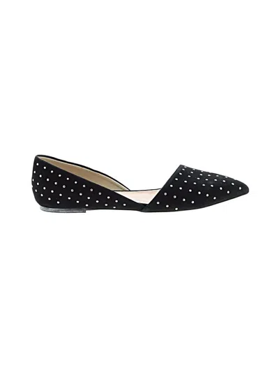 Pre-owned Jcrew Flats In Black
