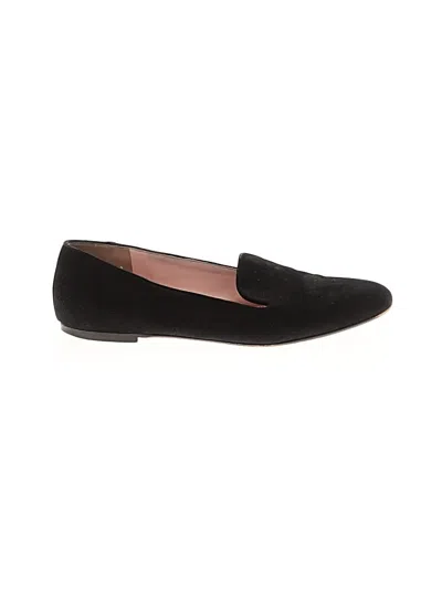 Pre-owned Jcrew Flats In Black