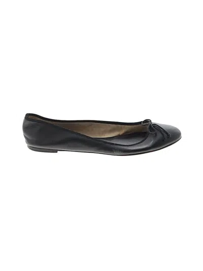 Pre-owned Jcrew Flats In Black