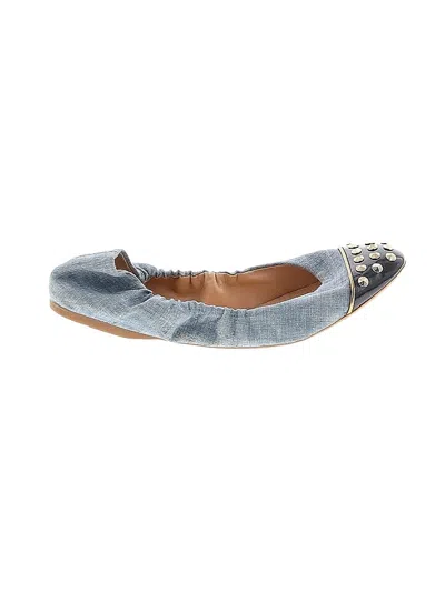 Pre-owned Jcrew Flats In Blue