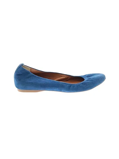 Pre-owned Jcrew Flats In Blue