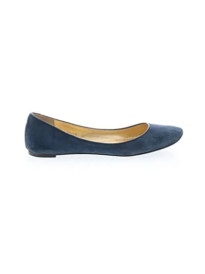 Pre-owned Jcrew Flats In Blue