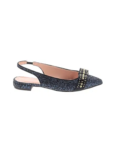 Pre-owned Jcrew Flats In Blue