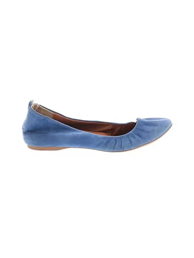 Pre-owned Jcrew Flats In Blue