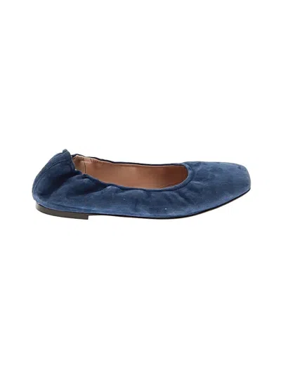 Pre-owned Jcrew Flats In Blue