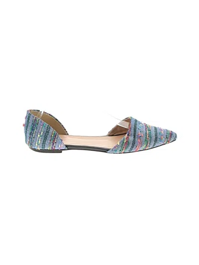 Pre-owned Jcrew Flats In Blue