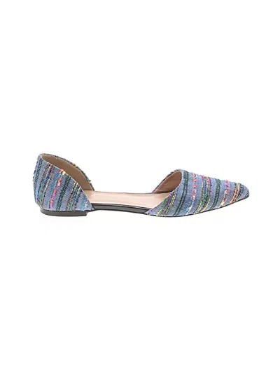 Pre-owned Jcrew Flats In Blue