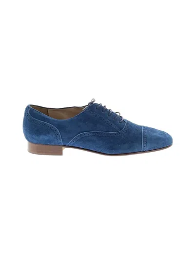 Pre-owned Jcrew Flats In Blue