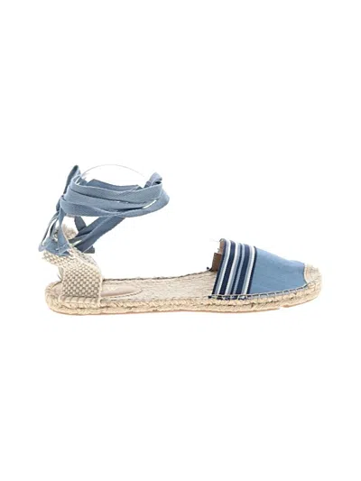 Pre-owned Jcrew Flats In Blue