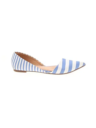 Pre-owned Jcrew Flats In Blue
