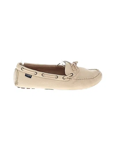 Pre-owned Jcrew Flats In Brown