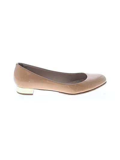 Pre-owned Jcrew Flats In Brown