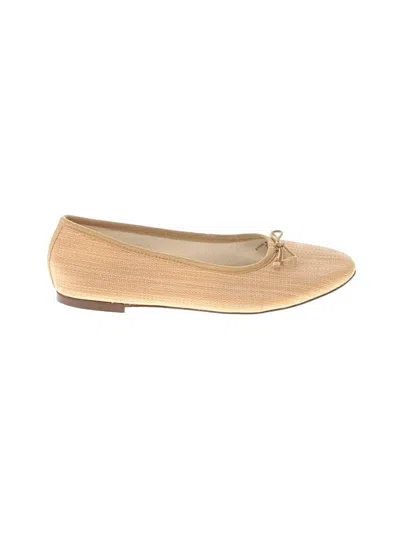 Pre-owned Jcrew Flats In Brown