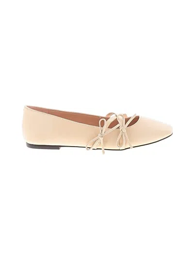 Pre-owned Jcrew Flats In Brown