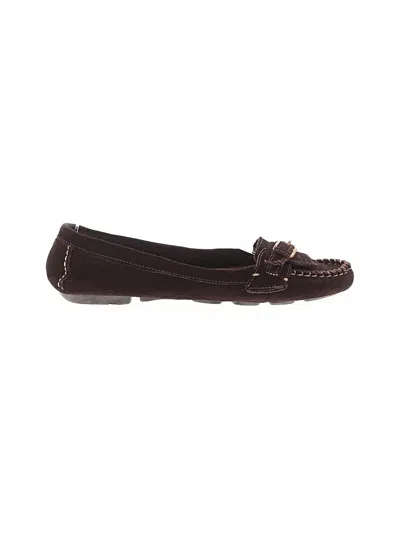 Pre-owned Jcrew Flats In Brown