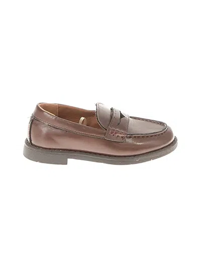 Pre-owned Jcrew Kids' Flats In Brown