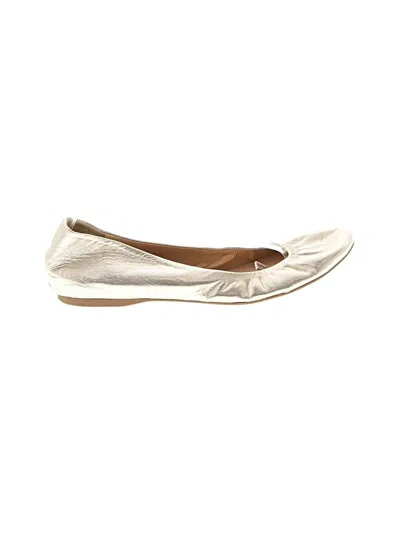 Pre-owned Jcrew Flats In Gold