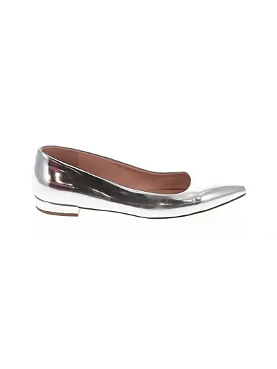 Pre-owned Jcrew Flats In Gray