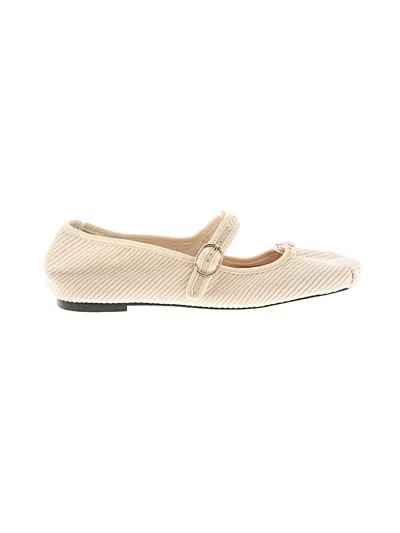 Pre-owned Jcrew Flats In Ivory