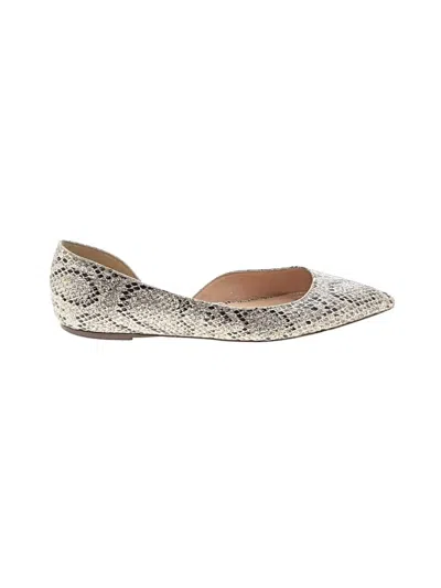 Pre-owned Jcrew Flats In Ivory