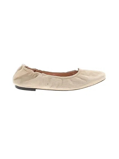 Pre-owned Jcrew Flats In Ivory