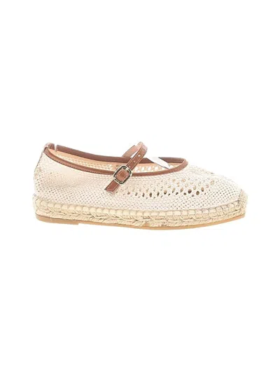Pre-owned Jcrew Flats In Ivory