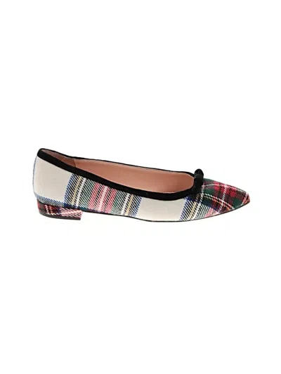 Pre-owned Jcrew Flats In Ivory
